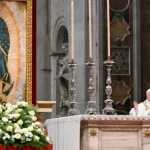 Papa Leon y Virgen de Guadalupe