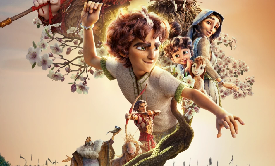 David enseña a los niños a no ser dominados por el miedo