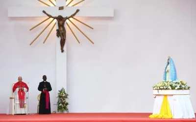 El Papa León XIV en Mama Muxima: “¡Es el amor el que debe triunfar, no la guerra!”