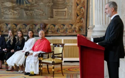 El Rey de España reivindica “la enorme labor social de la Iglesia Católica”