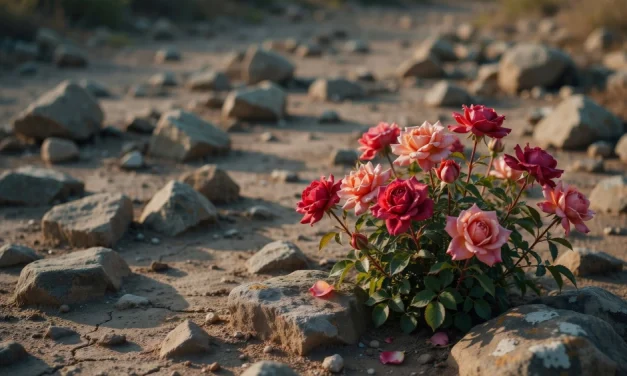 Dios hace nacer rosas donde sólo hay rocas
